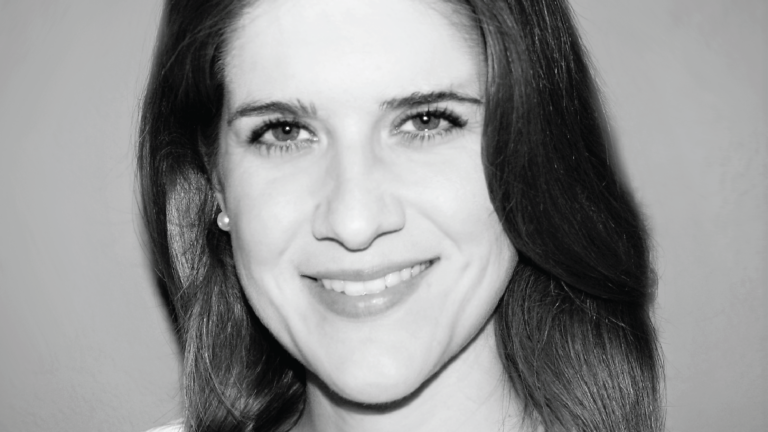 Cropped black and white headshot of Teresa Walch.